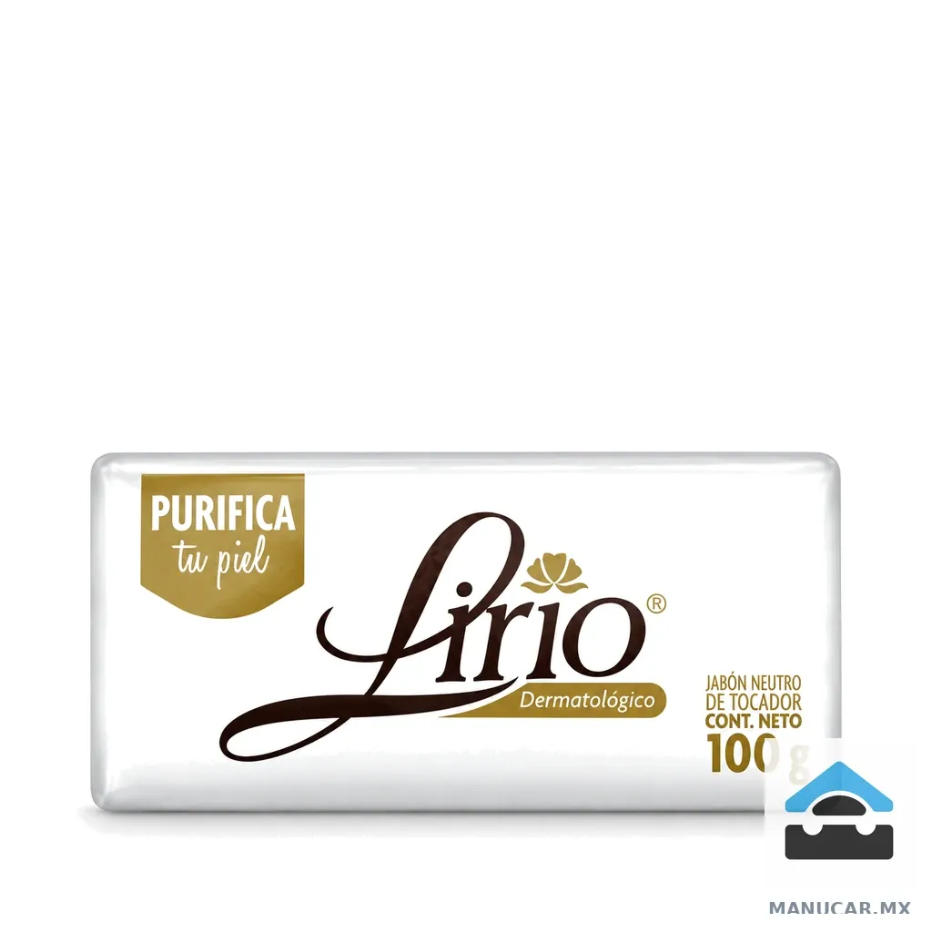 Jabón Lirio Neutro o Dermatológico, 100 g