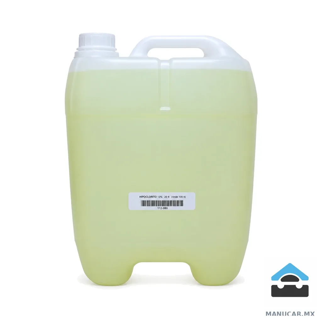 Hipoclorito 13% (Rinde 100 Lt), 20 L
