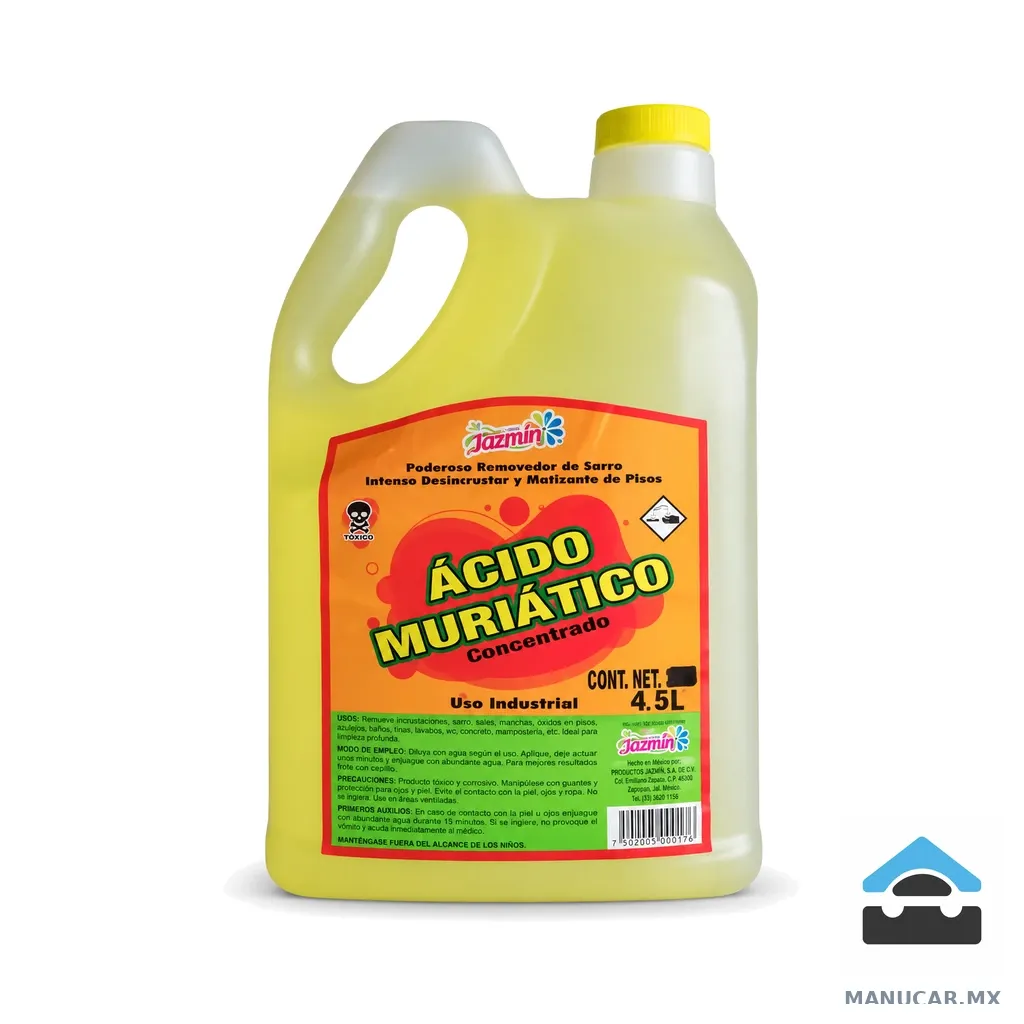 Ácido Muriático, 4.5 L