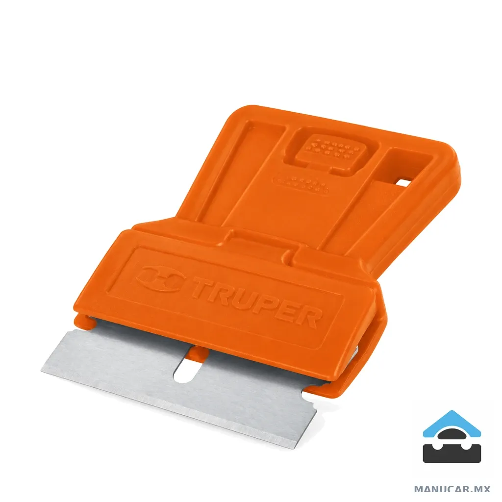 Mini Raspador Plástico con Navaja de 1-1/2, Truper, Pieza