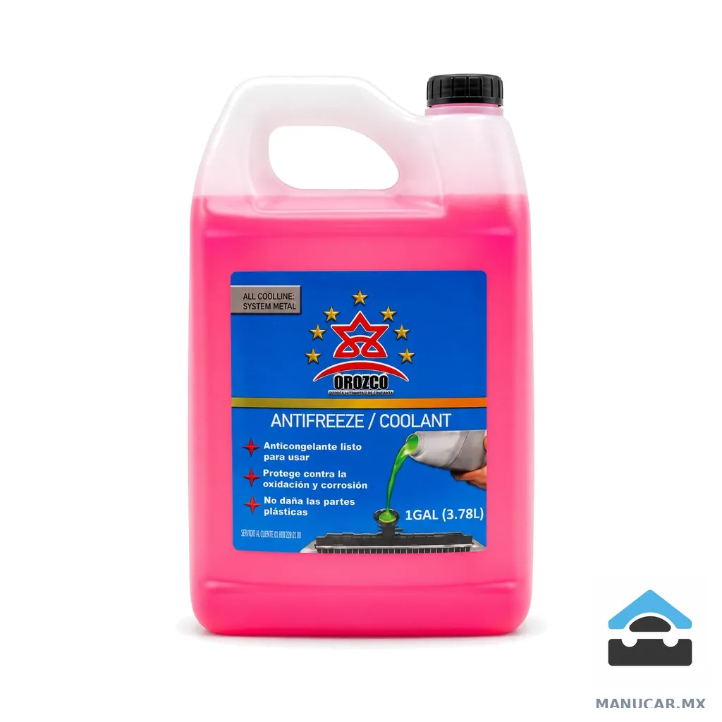 Anticongelante Rosa Orozco, 3.8 L