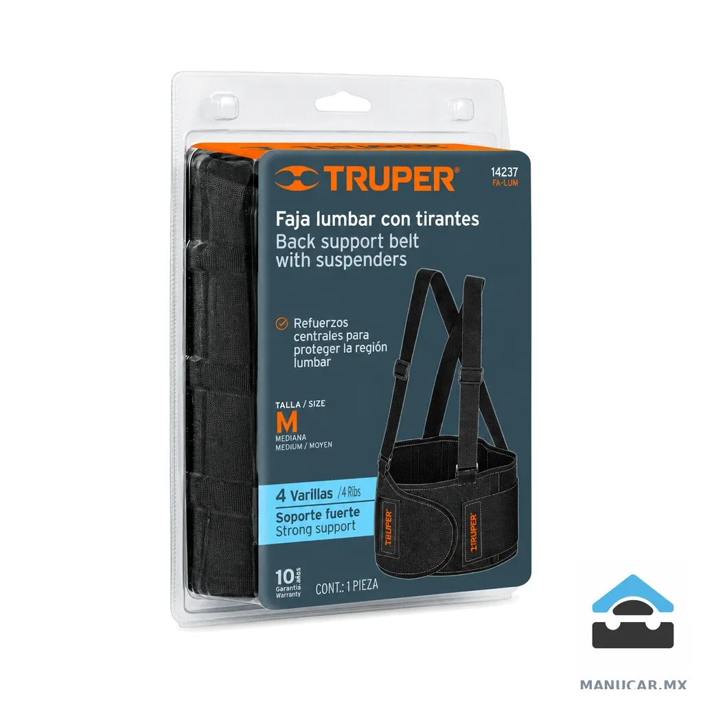 Faja Lumbar M Truper, Pieza