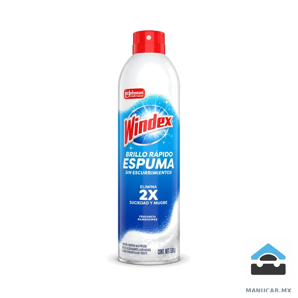 Limpiador en Espuma Windex, 538 g