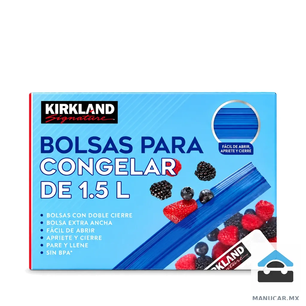 Bolsas para Congelar Chica Caja 44 pieza, 1.5 L
