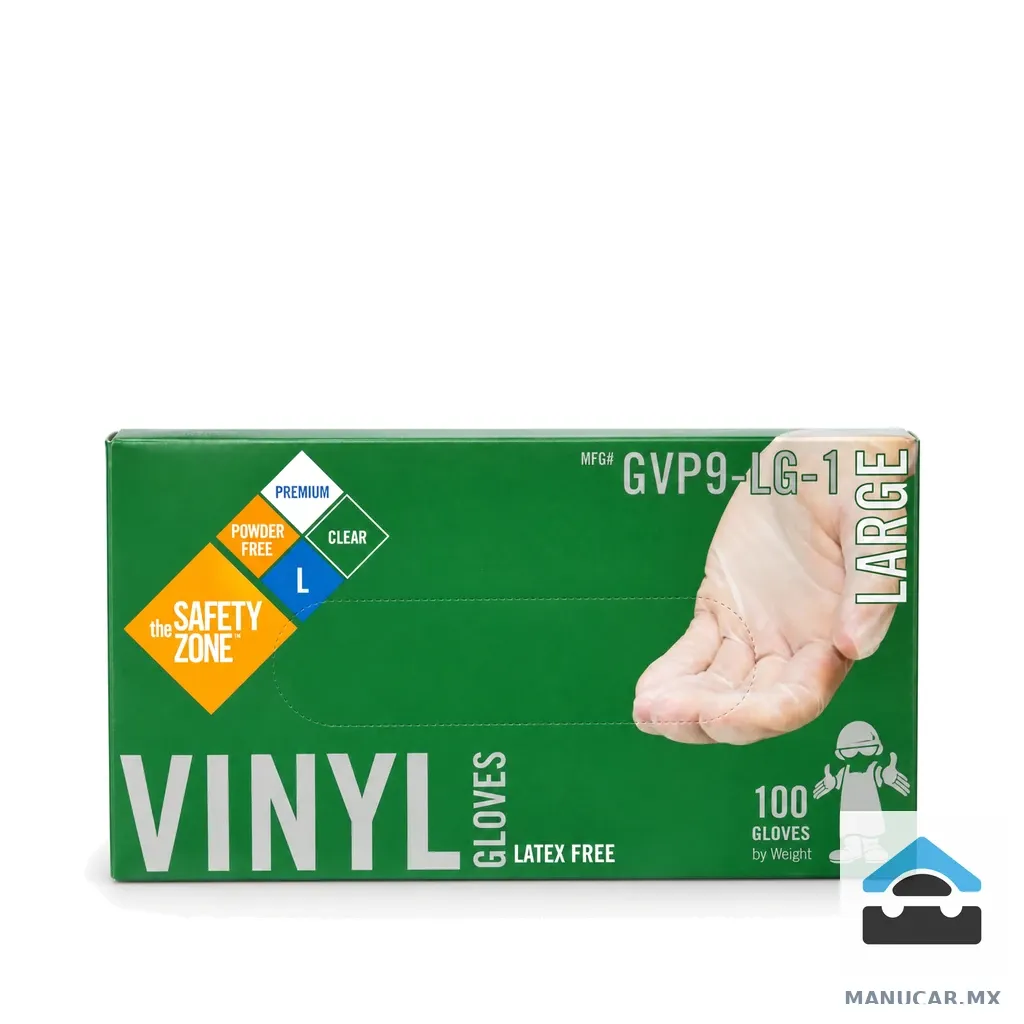 Guante Vinyl Transparente G Safety, Pieza