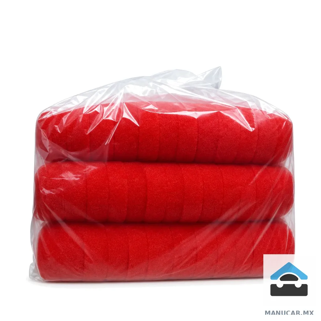 Esponja Circulo Roja Bolsa 50 pieza, Pieza
