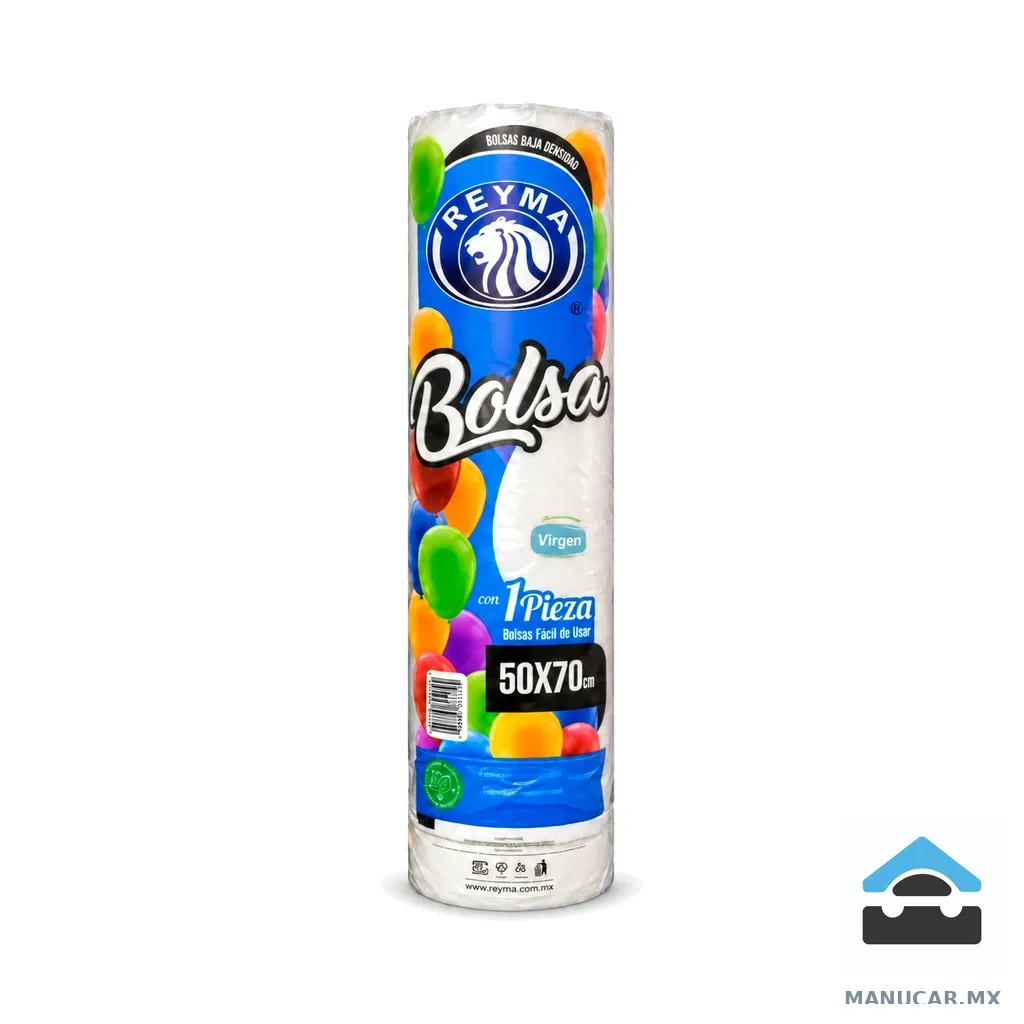 Bolsa Rollo Baja Densidad 50x70 Reyma, Pieza