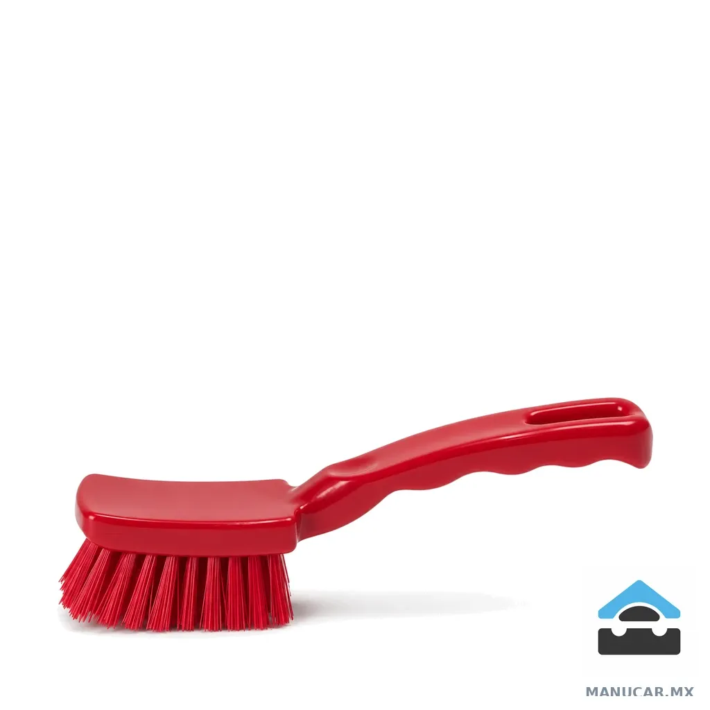 Cepillo para Detallado de 7" en Pbt Color Rojo -Castor, Pieza