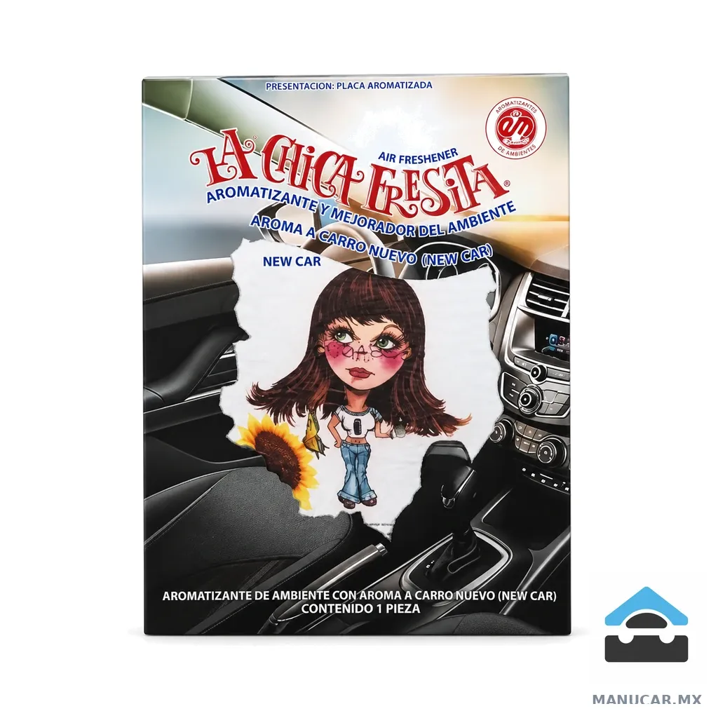 Aroma Blister Chica Fresita Carro Nuevo, Pieza