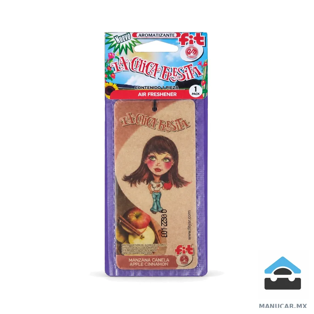 Aroma Blister Chica Fresita Canela - Manzana, Pieza