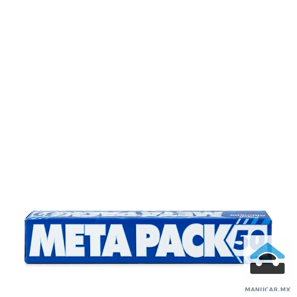 Papel Aluminio Metapack Modelo 50 pieza, Pieza