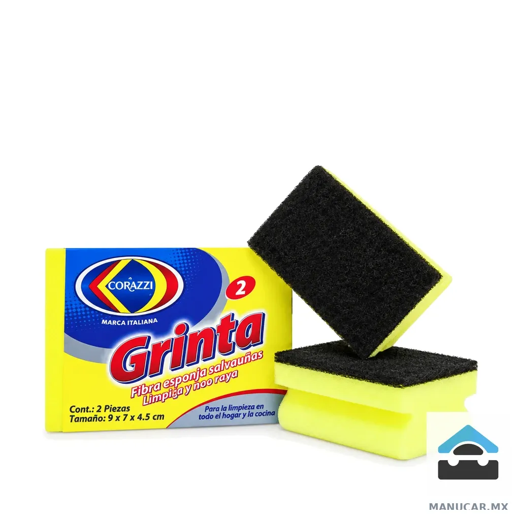 Esponja Grinta Salva Uñas 2 piezas, Pieza
