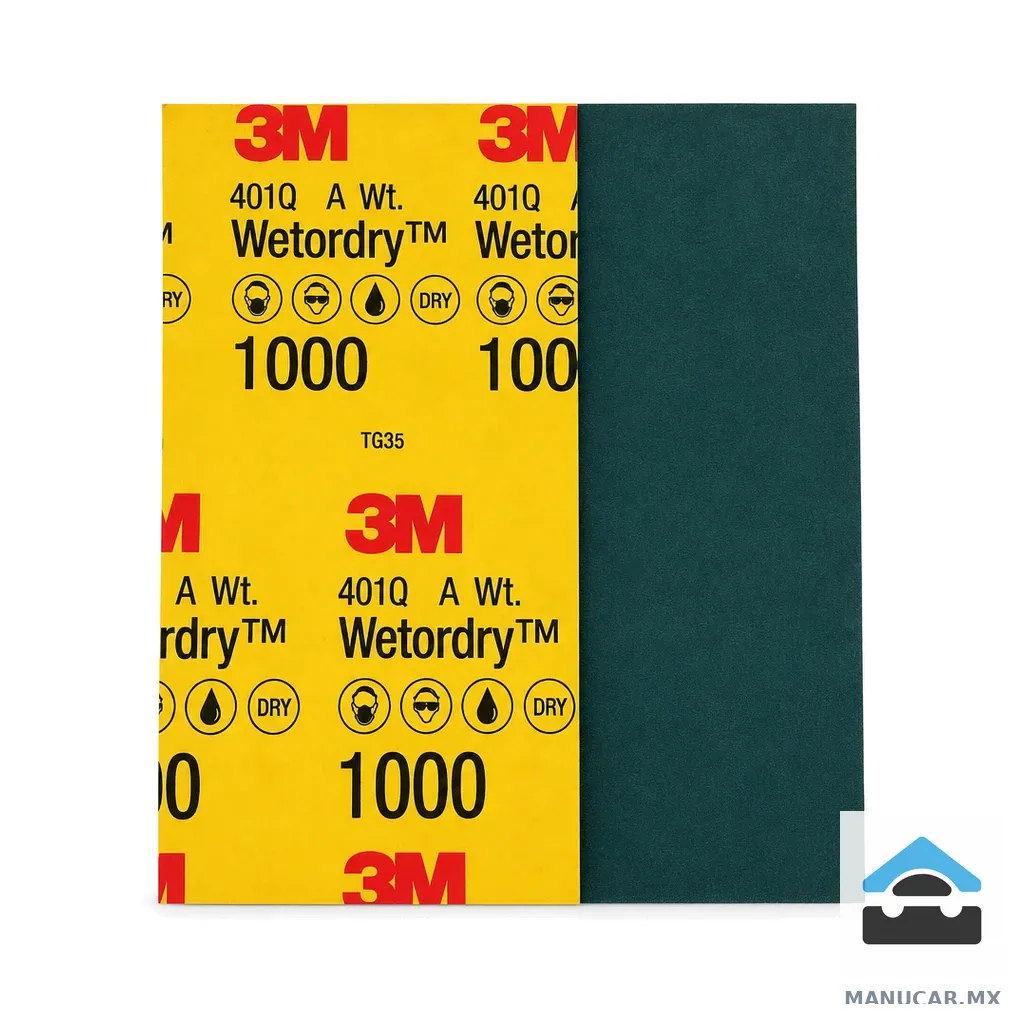 Lija de Agua Pliego Completo 3M g1000, Pieza
