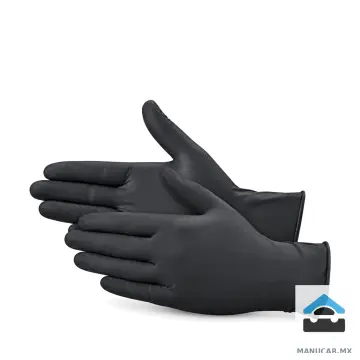 Guante Latex Qui Negro con 100