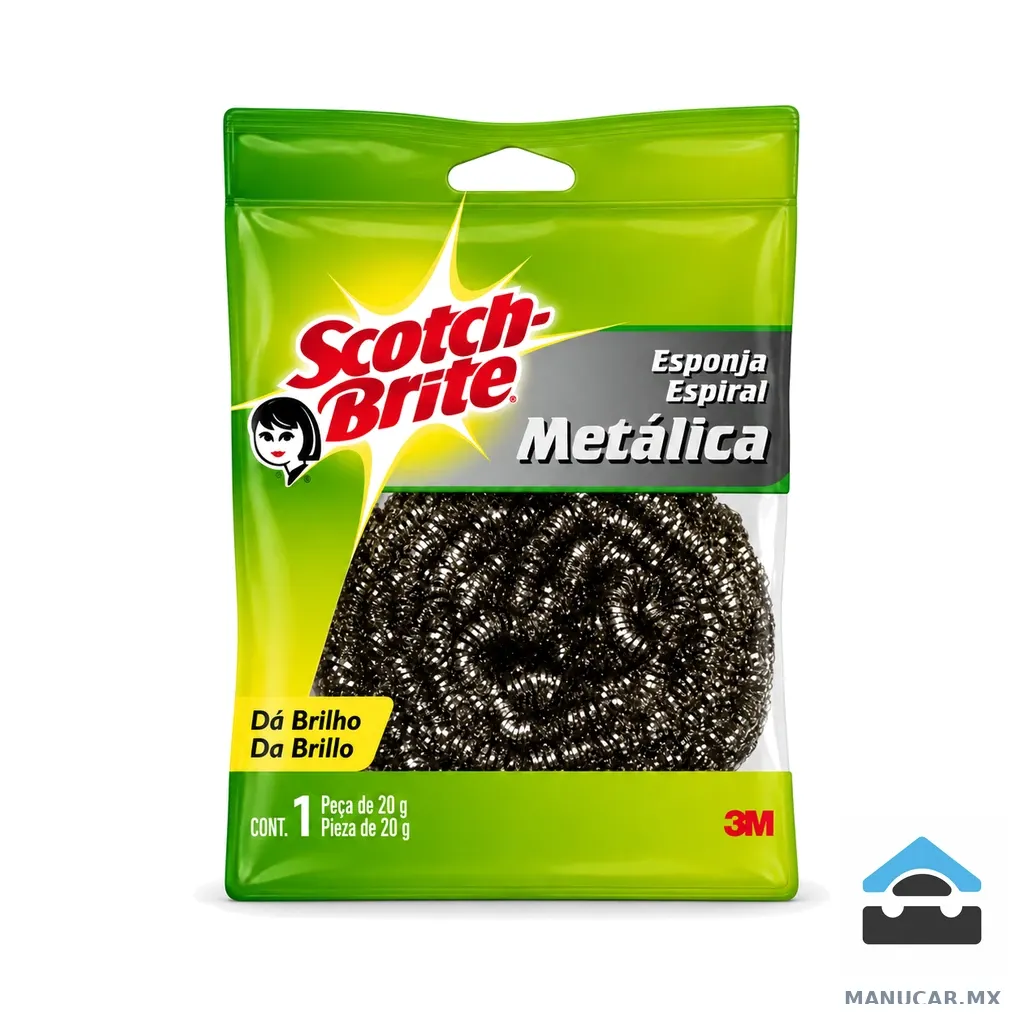 Fibra Espiral Scotch-Brite, Pieza