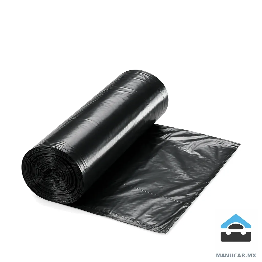 Bolsa Rollo Jumbo Negra con 25 1x120 cm (40x48 Pulg), Paquete con 25
