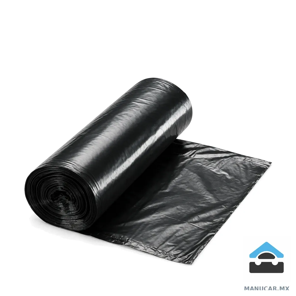 Bolsa Rollo M Negra con 50 61x61 cm (24x24 Pulg), Paquete con 50