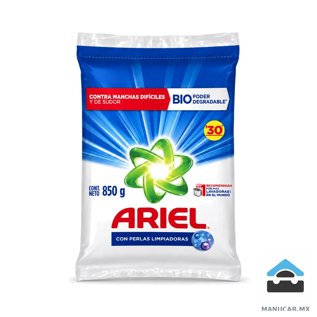 Ariel Detergente Bolsa, 850 g