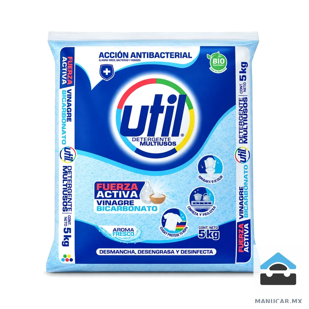 Jabón Útil Detergente Blanco, 5 kg