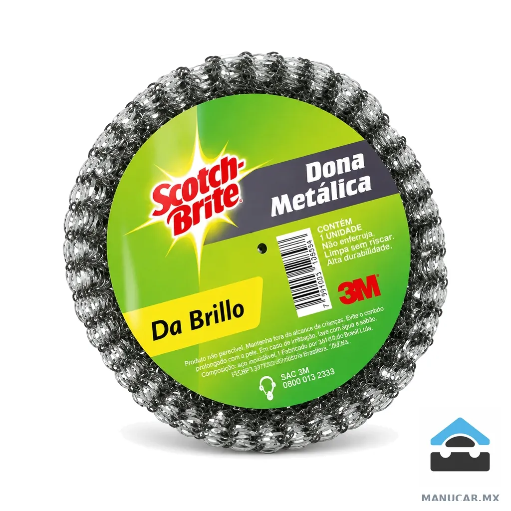 Fibra Dona Metálica Scotch-Brite 3M, Pieza