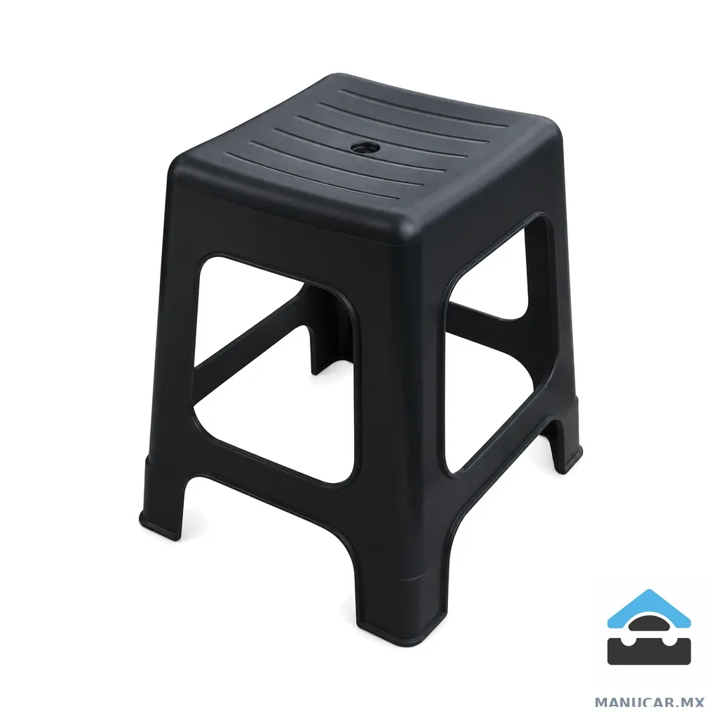 Banco Reforzado Azul / Negro, Pieza