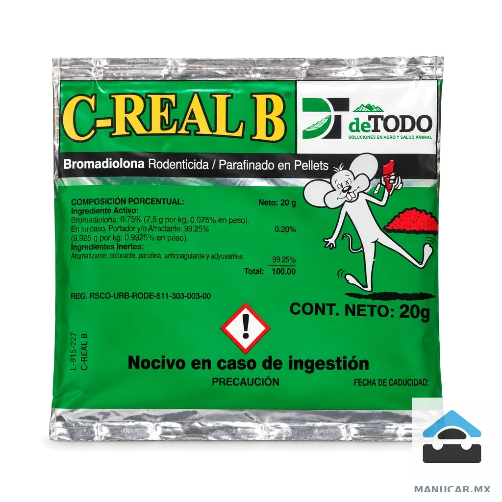 Veneno Rodenticida Cereal B Sobre, Pieza