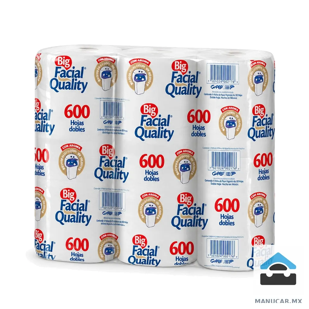 Papel Big Quality Paquete con 6, Paquete