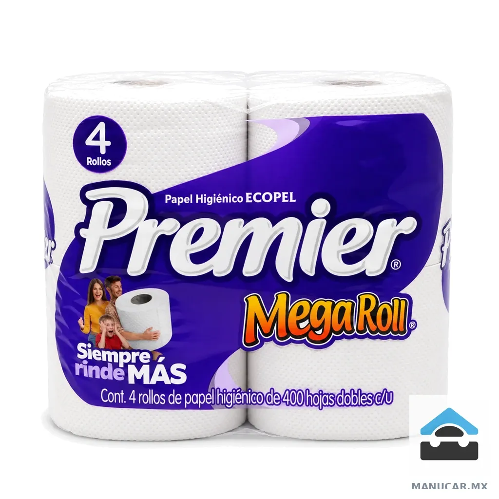 Papel Premier con 4, Paquete con 4
