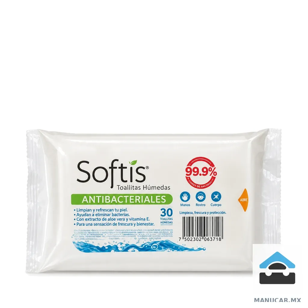Toallitas Softis, Pieza