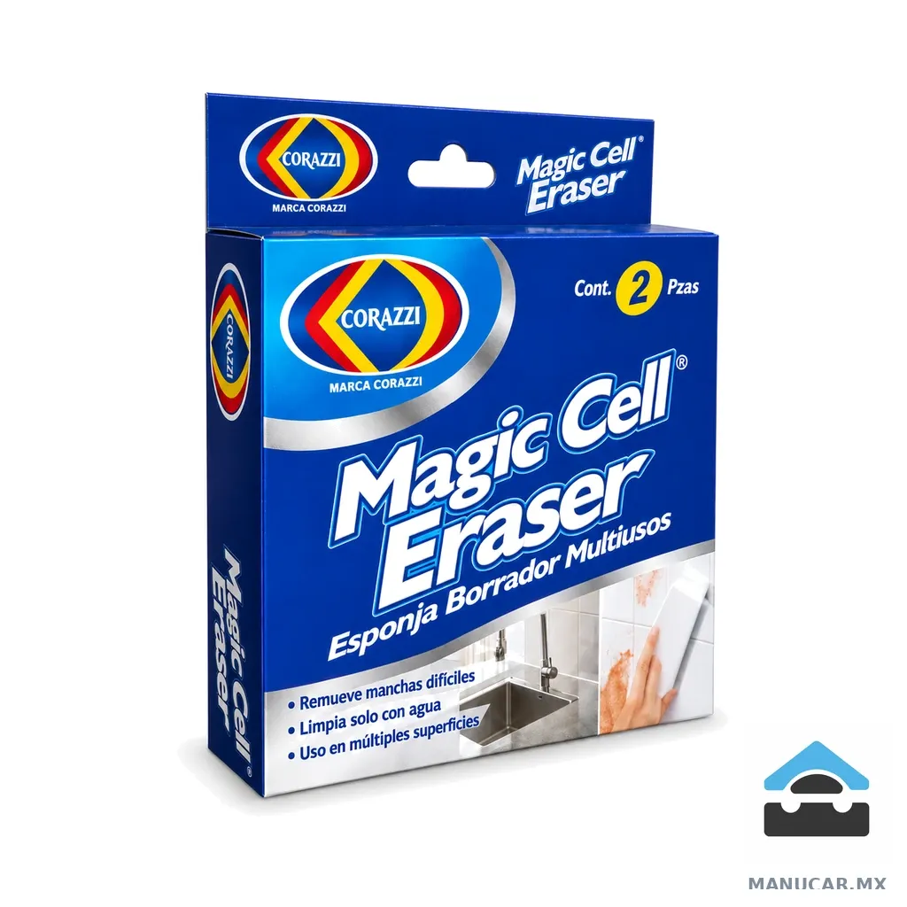Fibra Magic Cell Borrador con 2, Paquete con 2
