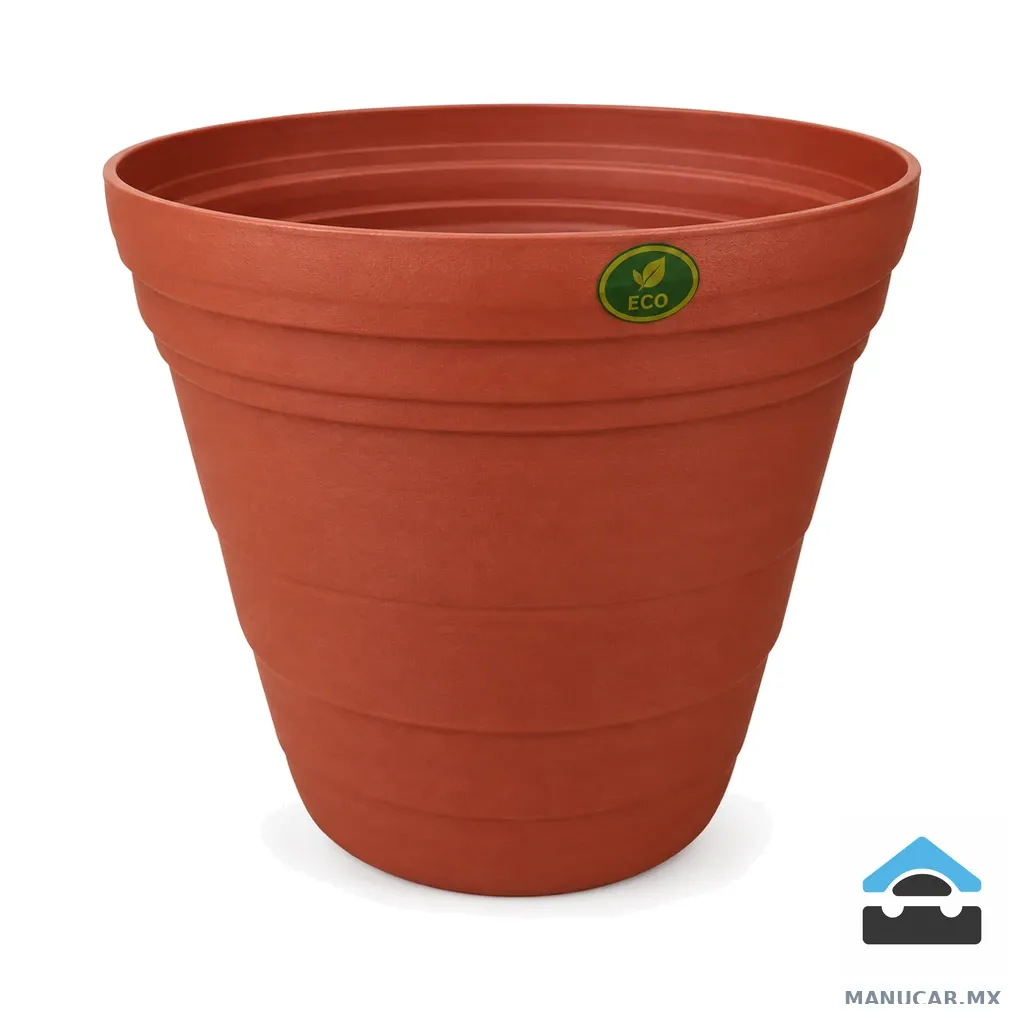 Maceta # q9 Ardilla Eco Barro, Pieza