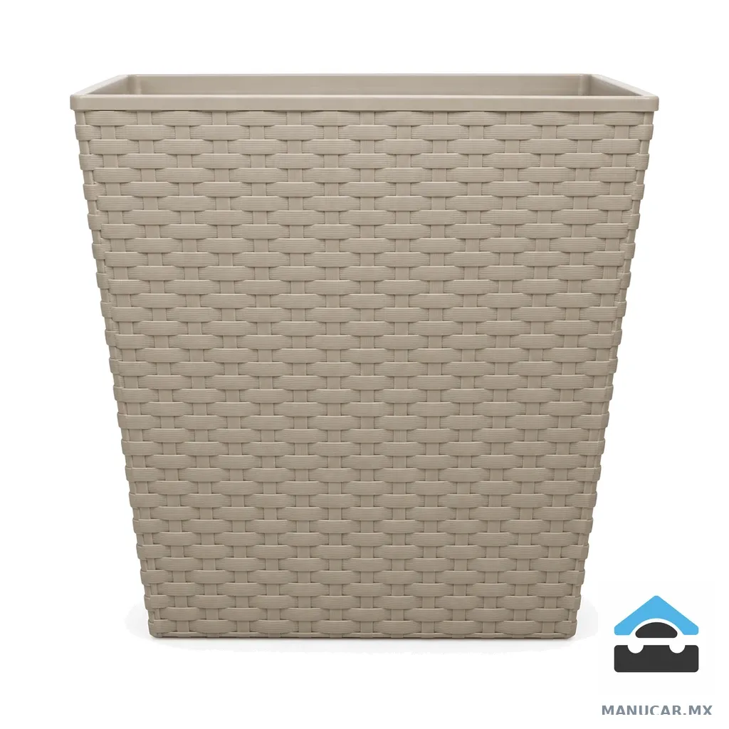 Cesto Papelero Rattan Cuadrado, Pieza