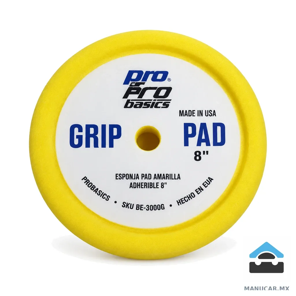 Esponja Pad Amarilla Adherible 8" Probasics, Pieza