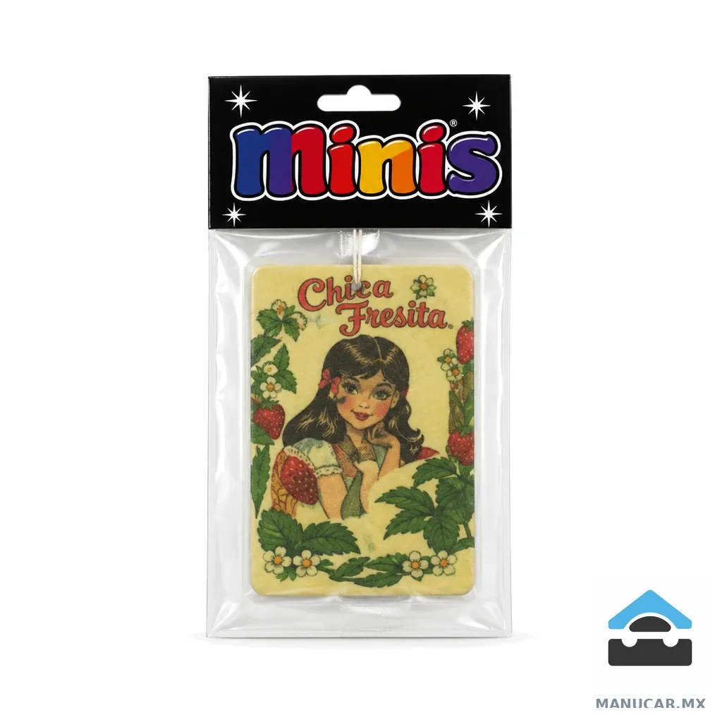 Aroma Blister Chica Fresita Mini, Pieza