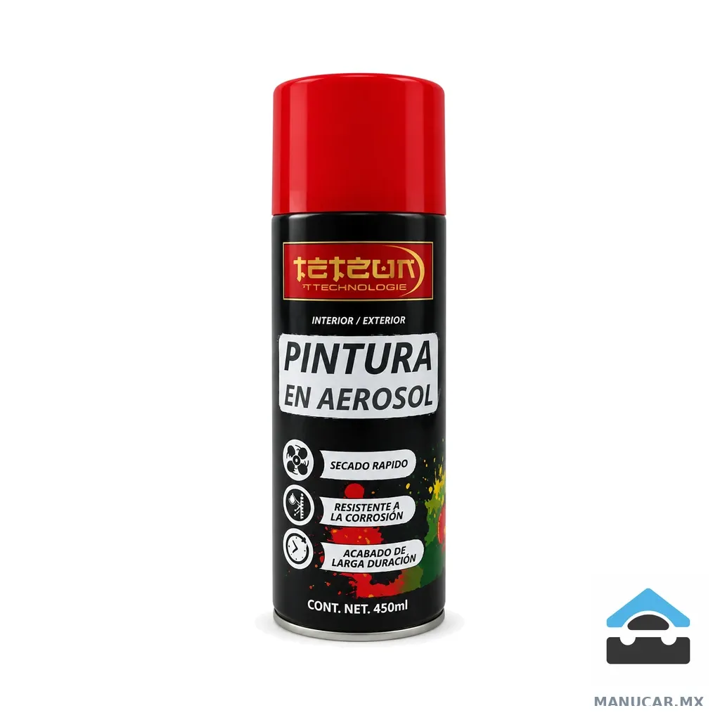 Pintura Aerosol Rojo, 450 ml