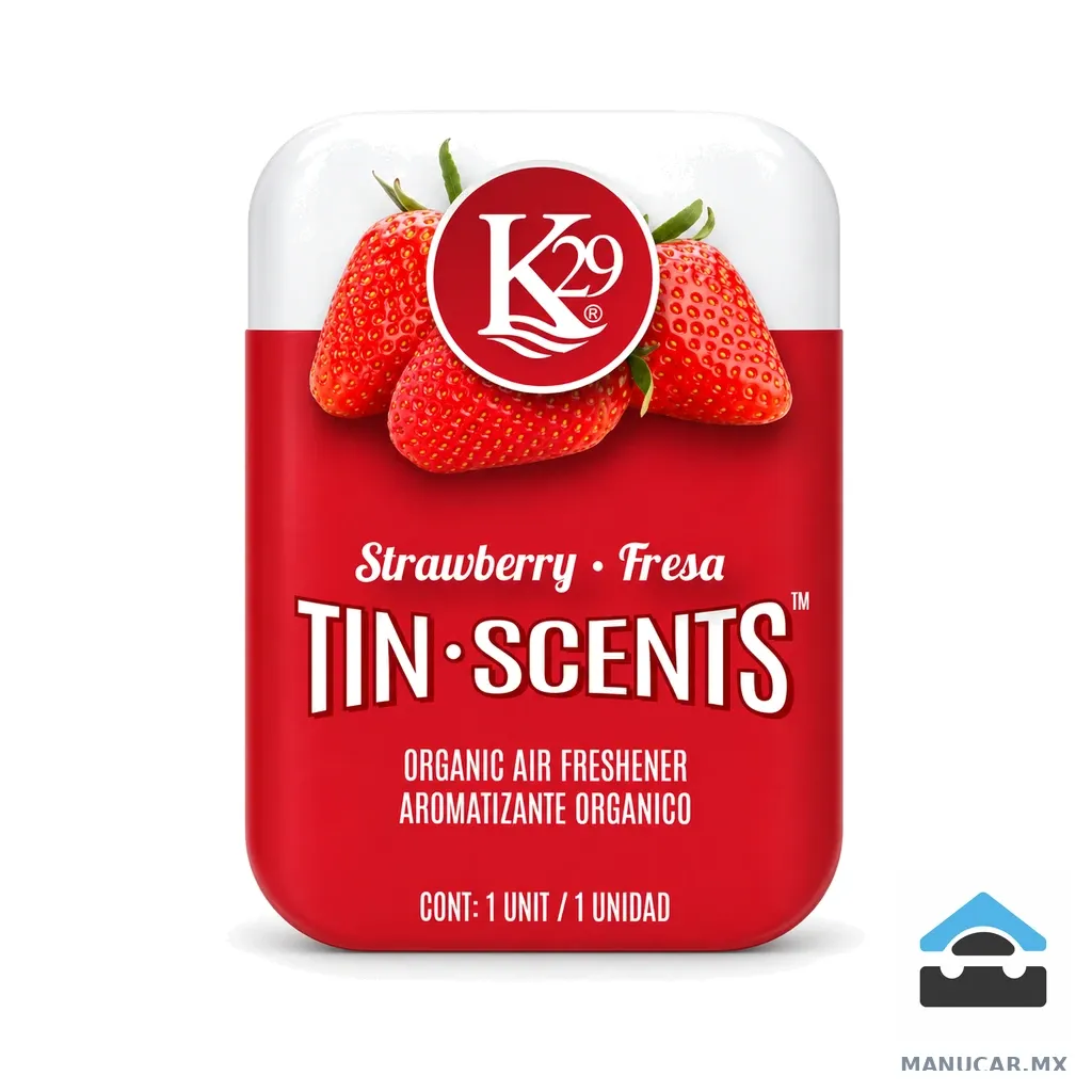 Aroma Tin Scents Fresa 1 pieza, Pieza